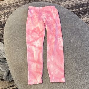 Carbon38 pink tie dye leggings
